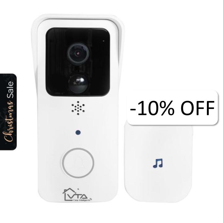 Video Portero Inteligente VTA+ Doorbell 1080P con Timbre Smart Home Wi-Fi