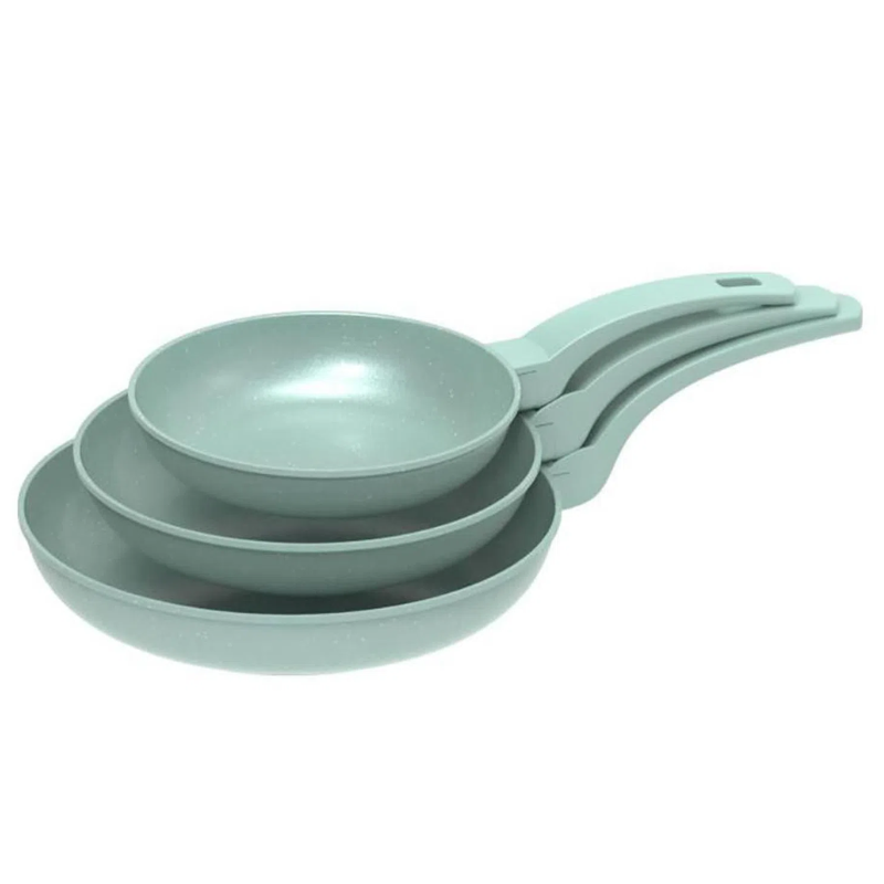 Juego de Sartenes Picca 3 Piezas Da Vinci Verde