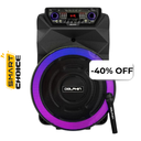 Bocina Bluetooth Dolphin SP-18RBT Party Speaker 18" 4500W Negro