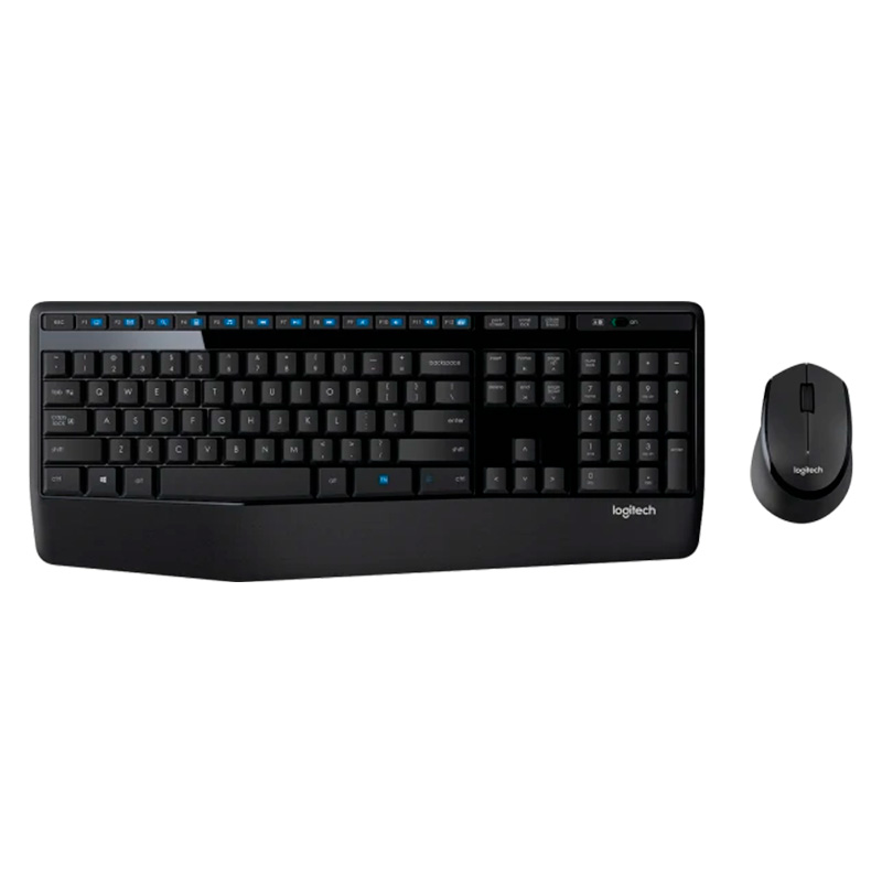 Teclado y Mouse Inalámbrico Logitech MK345 Negro en Español