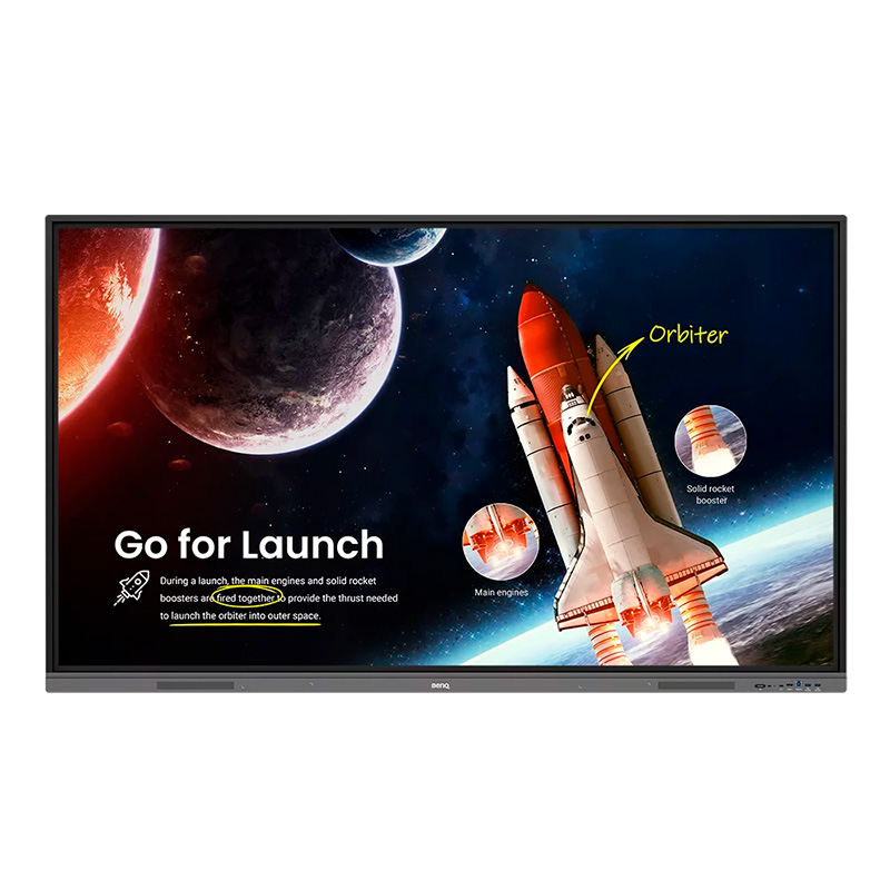 Pantalla Interactiva Tactil 75" RM7503 BenQ 4K UHD IPS HDMI VGA RJ45