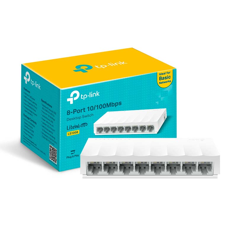 Switch TP-Link LS1008 8 Puertos 10/100Mbps