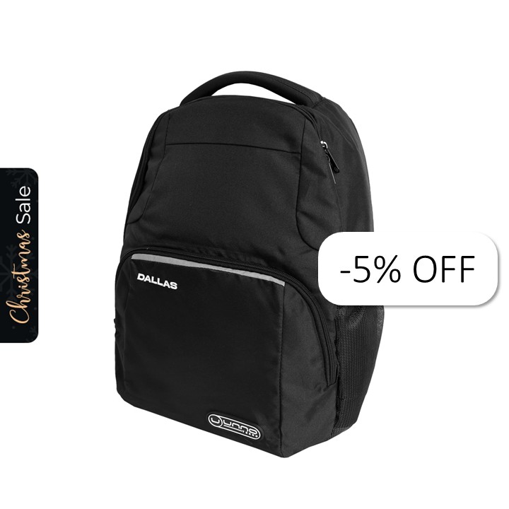 Mochila Unno Tekno Dallas 15.6" Negro