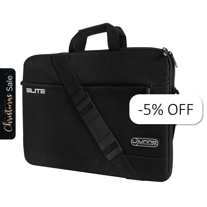 Maletín para Notebook Unno Tekno Elite 15.6" Negro