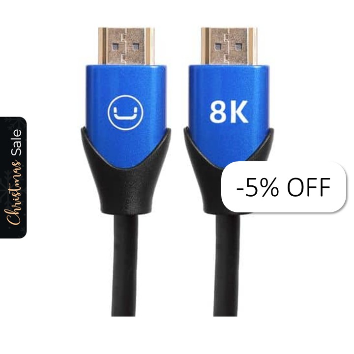 Cable HDMI 2.1 8K Unno Tekno CB4232BK 3 Metros Macho-Macho Negro