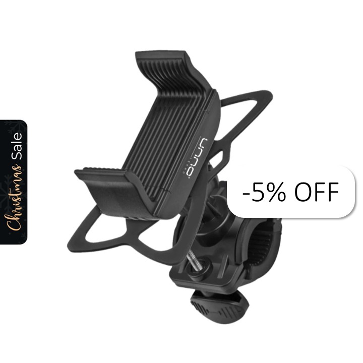 Base para Celular Unno Tekno CH3007BK para Moto y Bicicleta