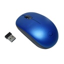 Mouse Inalámbrico Unno Tekno Curve 1200DPI Azul