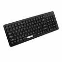 Teclado Inalámbrico Unno Tekno Klass Español Negro