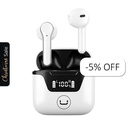 Audífonos In-Ear Unno Tekno HS7507WT Bluetooth Hyper TWS con Micrófono Blanco