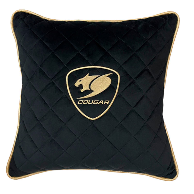 Promocional Cojín Cougar Cushion Lander Negro/Dorado