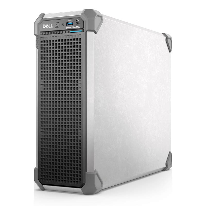 Servidor Dell PowerEdge T160 Intel Xeon 6333P 16GB RAM 2TB HDD PERC H355 IDRAC 9 Básico 300 Watts 1 año Garantía ProSupport NBD