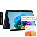 Laptop HP OmniBook X FLIP 2 en 1 16" Touch 2K Intel Core Ultra 7 256V 16GB RAM 1TB SSD W11 Home Gris Teclado Inglés