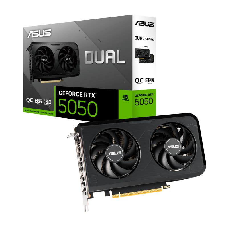 Tarjeta De Video 8GB GDDR6 Asus GeForce RTX 5050 OC Edition DP HDMI PCI 5.0