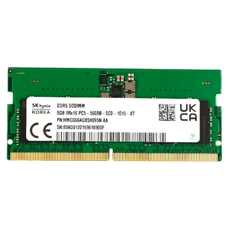 Memoria RAM DDR5 SODIMM 8GB SK Hynix 5600MHz CL46