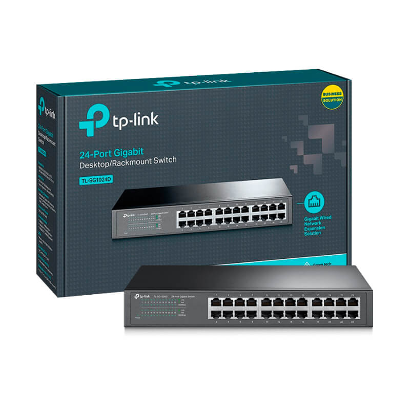 Switch TP-Link TL-SG1024D 24 Puertos 10/100/1000Mbps Rackmount