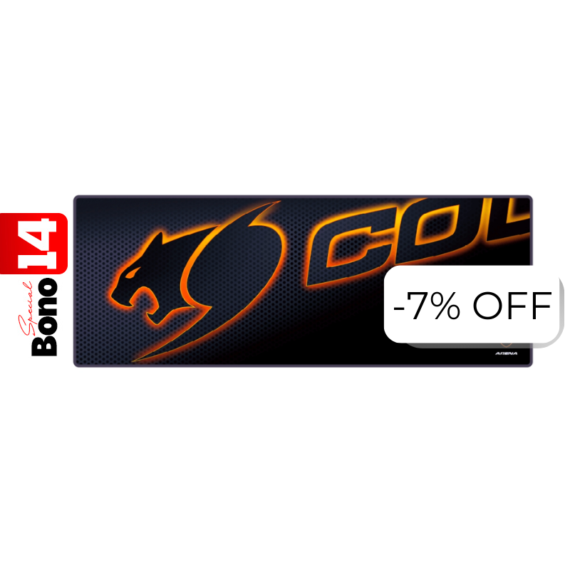 Mousepad Gaming Cougar Arena Black Extra Largo