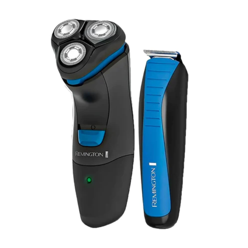 Combo Remington Rasuradora + Talladora Negro/Azul