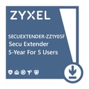 Licencia Zyxel Secu Extender de 1 año para 5 Usuarios
